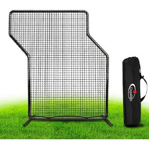 Gagalileo Baseball Z Screen Softball Pitching Practice Net Pitcher Protective Portable for Batting Cage Backyard Coaches Parents Youth Training Beisbol in Kuwait