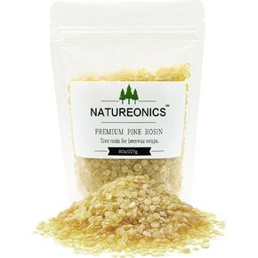 Natural Pine Gum Rosin 8 Oz, Pine Resin, Pine Resin for Beeswax Wraps, Pine Sap, Crush to Powder, Rosin for Beeswax Wraps, Rock Rosin, Rosin for Dancers, Base Ball, Gym, Rodeo and DIY Projects. in Kuwait