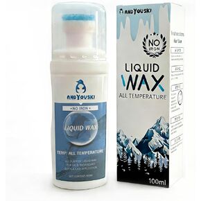 100ml Universal Liquid Ski & Snowboard Wax - All-Temperature, No-Iron Application, Fluorine-Free Formula in Kuwait