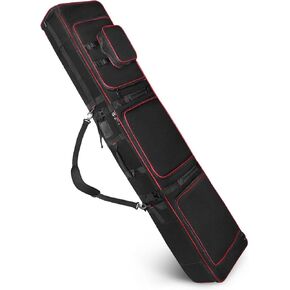 حقيبة تزلج بعجلات مع حقيبة أحذية قابلة للفصل، وحقيبة سفر مبطنة لمعدات التزلج على الجليد مقاس 165-177 سم، وحقيبة تزلج مقاومة للماء 900D in Kuwait