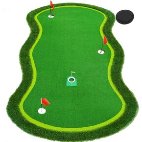 Bearwill Golf Putting Green,5ft x 10ft Golf Practice Putting Mat,Professional Large Golf Training Mat for Indoor Outdoor Garage Backyard in Kuwait