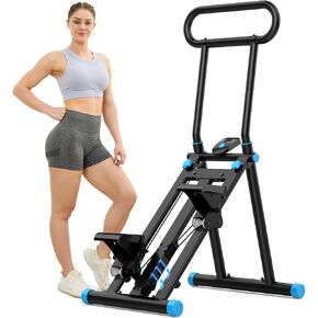 HXD-ERGO Stair Stepper for Home, New Version 6 Adjustable Resistance Vertical Climber Cardio Exercise Machine, Folding Stair Climber for Full Body Workout with Adjustable Handlebar in Kuwait