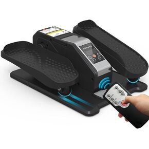 Under Desk Elliptical Machine, Electric Elliptical Leg Exerciser for Senior, Quiet and Compact Electric Seated Pedal Exerciser for Home with Display Monitor, Remote Control and 12 Adjustable Speeds in Kuwait