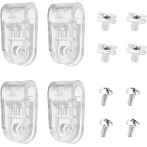 Football Helmet Facemask Clips Kit for Riddell Speedflex Youth & Adult Helmet Repair Kit, Football Helmet Face Mask Bracket Hardware Kit Including Screws & Nuts - 4 PCS in Kuwait