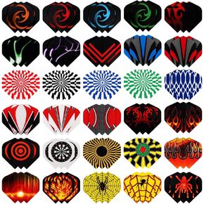 Accmor 90pcs Standard Dart Flights Set, Dart Flights for Steel Tip Darts/Soft Plastic Tip Darts, Dart Replacement Flights Accessories in Kuwait
