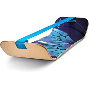 GIBBON SlackBoard - GiBoard Balance Board - Gift for Kids & Adults - 1 & 2 Line Options - Slackline Balance Trainer for Core Workouts, Standing Desk Exercise, Home Gym, Yoga & More in Kuwait