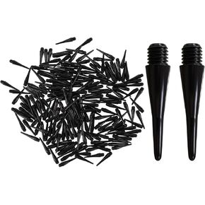 200 Pack 2BA Thread Soft Dart Tips - Premium Plastic Replacement Points, Essential Accessories for Electronic Dartboards & Soft Tip Darts, Good Gifts for Men Women in Kuwait