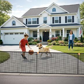 شبكة درب لسلامة الأطفال - حاجز شبكة أمان للممر، يمنع كرات السلة من التدحرج إلى الشارع in Kuwait