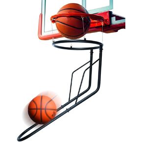 Basketball Rebounder, Heavy Duty & Quick Release Basketball Return Attachment, 180 Degree Rotatable Chute Shot Returner for 18" Rim Indoor and Outdoor Basketball Trainning Equipment in Saudi Arabia