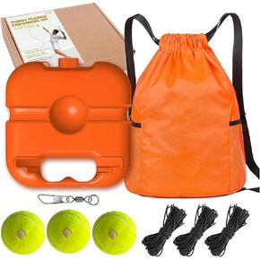 Tennis Trainer Rebounder Set- Portable Solo Practice System with 3 Rebound Balls, Waterproof Backpack & Stable Base,Perfect Tennis Buddy for Adults & Kids,Ideal Tennis Gift in Kuwait