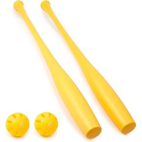 طقم مضرب بيسبول بلاستيكي توربيدو للعبة في الفناء الخلفي - 32 بوصة / 9 أونصة in Kuwait