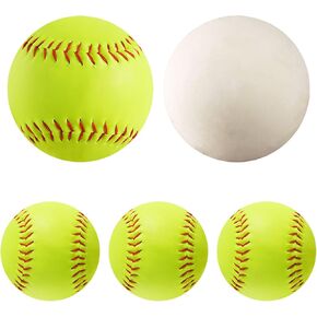 GKK 11 بوصة سوفتبولز 4 حزمة ممارسة رياضية بطيئة الملعب الحجم الرسمي والوزن الكرة اللينة التوقيع الكرة اللينة تدريب الكرة للألعاب، إرم لينة، الضرب، الميدان، ضرب، نصب in Kuwait