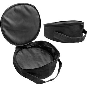 Masonic Fatigue Cap Case – Black Cordura Fabric | Waterproof Heavy-Coated Material with Front Pocket & Zip Opening | Durable Freemason Storage Bag in Kuwait