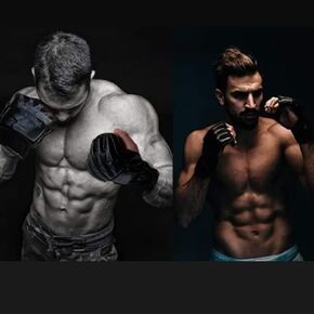 Punching Bag Gloves, Durable PU Leather Muay Thai Gloves for Sandbag Training, Workout for Men Women in Kuwait