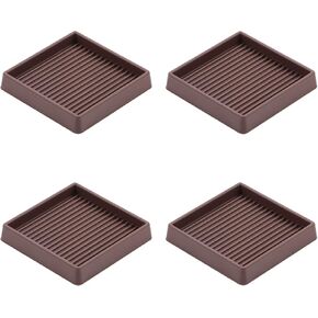 أكواب مطاطية مقاس 3 × 3، وسادات أثاث غير قابلة للانزلاق، ومقبض أثاث مضاد للانزلاق، وأقدام أثاث مضادة للانزلاق، وواقي أرضية مضاد للانزلاق لسدادات أريكة السرير (بني، 4 عبوات) in Kuwait