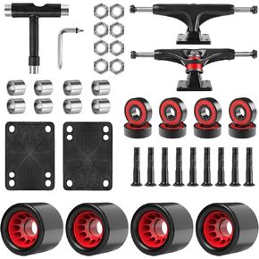 Skateboard Wheels 70mm 80a with Skateboard T Tool and ABEC-9 Bearings Spacers Cruiser Wheels in Kuwait