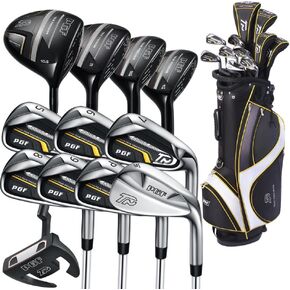 PGF Golf Gold TP Complete Golf Club Package Set for Men & Women [17-Pieces] [Flex: Regular] in Kuwait