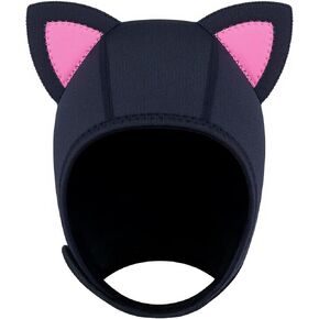 غطاء رأس سكوبا بأذنين قطة غطاء بدلة غطس حراري للرجال والنساء 3 مم من النيوبرين قبعة سباحة مع فتحة تهوية للغطس والغوص وركوب الأمواج والرياضات المائية in Kuwait