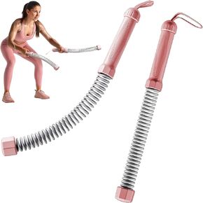 2PCS Weighted Ropeless Battle Ropes, 3.5 lbs in total, Heavy Duty Workout Rope for Home Gym with Training Poster, Portable Workout Rope for Strength Training, HIIT, Cardio, Non-Slip Grip, Fitness Equipment for Men & Women in Kuwait