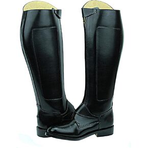Mens Man Invader-2 Polo Players Boots Tall Knee High Leather Equestrian Black in Kuwait