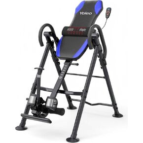 YOLEO Gravity Inversion Table for Back Pain Relief 2026 New Inversion Table w/Heat and Massage Lumbar pad Back Stretcher Machine 300 lbs in Kuwait
