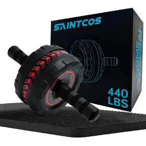 Ab Roller Wheel for Abs Workout - Core Strength Training Equipment for Home Gym with Knee Pad, Abdominal Exercise Wheel for Men and Women in Saudi Arabia
