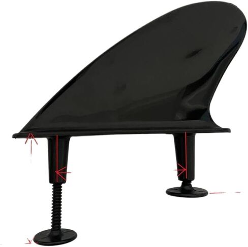 Soft Fins for Surfing Soft Tail Fin for Soft Surfboard Longboard Fin One Big Fin and Two Side Fins Surf Accessories(1 Piece 4 inch fin) in Saudi Arabia