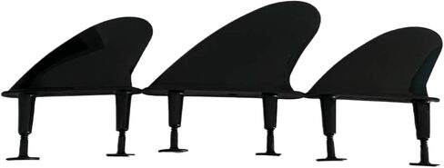 Soft Fins for Surfing Soft Tail Fin for Soft Surfboard Longboard Fin One Big Fin and Two Side Fins Surf Accessories(1 Set) in Saudi Arabia