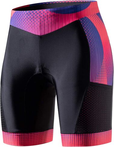 MY KILOMETRE Triathlon Shorts Women 8"Inseam Tri Shorts with Side Pockets UPF 50+Fabric,Plus Size in Saudi Arabia