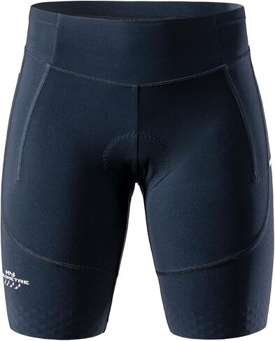 MY KILOMETRE Triathlon Shorts Women 8"Inseam Tri Shorts with Side Pockets UPF 50+Fabric,Plus Size in Saudi Arabia