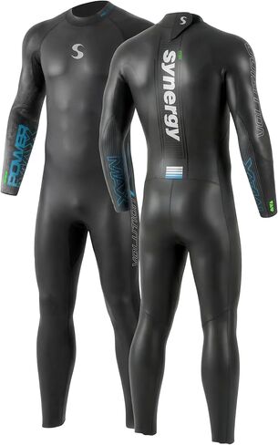 Synergy Triathlon Wetsuit 3/2mm - Volution Full Sleeve Smoothskin Neoprene for Open Water Swimming in Saudi Arabia