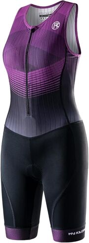 MY KILOMETRE Women's Triathlon Suit | One-Piece Padded Tri Suit with UPF 50+ Quick Dry for Triathlon Racing & Training in Saudi Arabia