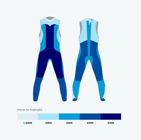 Reaction Sleeveless Wetsuit (MEN'S) in Kuwait