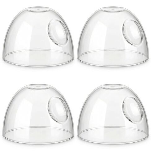 Baby Bottle Replacement Caps for Philips Avent Natural Bottles, Compatible Bottle Lid for Avent Natural Plastic and Glass Bottles, Soft and Safe PP, 4 Count in Kuwait