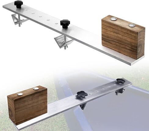 Canoe Transom Trolling Motor Mount Aluminium Alloy Crossbar Ash Motor Block Outboard Motor Bracket Universal Drill-Free Installation in Saudi Arabia