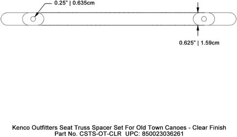 مجموعة فاصل مقاعد تروس من كينكو أوتفيترز لزوارق المدينة القديمة - لمسة نهائية شفافة in Kuwait