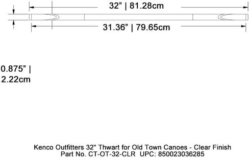 كينكو أوتفيترز 32 بوصة إحباط لزوارق المدينة القديمة - لمسة نهائية شفافة in Kuwait