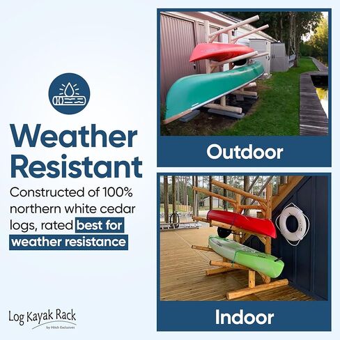 3-Place One-Sided Canoe Racks, Freestanding Canoe Stand for Garage, Outdoor & Indoor Surfboard Storage Racks or SUP Storage Stands, Kayaks - Unfinished in Kuwait