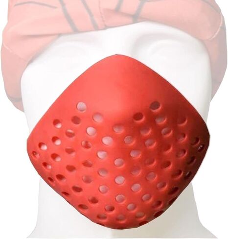 3D Mask Inner Bracket for Comfortable Mask Wearing-Internal Support Holder Frame for Balaclavas-Silicone Face Shell for Cosplay -Lower Half Face Protective for Airsoft/Paintball/BB Gun in Kuwait