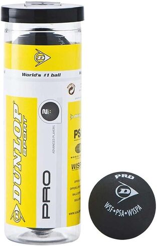 Dunlop Sports Pro XX Squash Ball - 3-Ball Tube in Kuwait