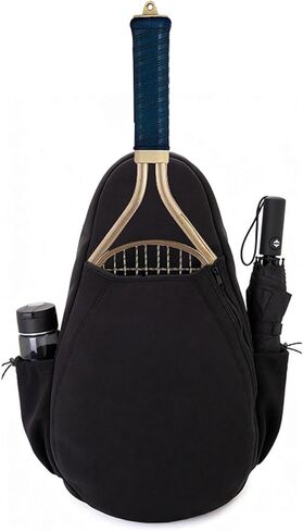 Multi-Purpose Large Capacity Rucksack & Crossbody Bag for Badminton, Tennis, Diving – Sports Equipment Backpack with Padded Compartments, Gear Organizer for Men & Women in Saudi Arabia