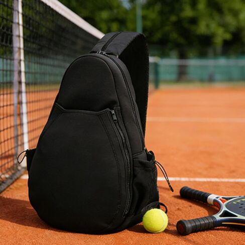 Multi-Purpose Large Capacity Rucksack & Crossbody Bag for Badminton, Tennis, Diving – Sports Equipment Backpack with Padded Compartments, Gear Organizer for Men & Women in Saudi Arabia
