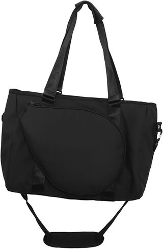 Badminton Racket Shoulder Bag, Badminton Tote Bag, with Zipper Portable Handbag for Women Men for Squash Racquets Clothes Outdoor in Saudi Arabia