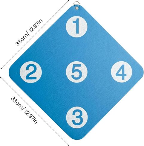 Fencing Target Wall-Mounted Training Equipment with Five Bullseye Scoring Zones for Saber, Foil, and Epee Self-Training Home Practice Skill Improvement Tool in Kuwait