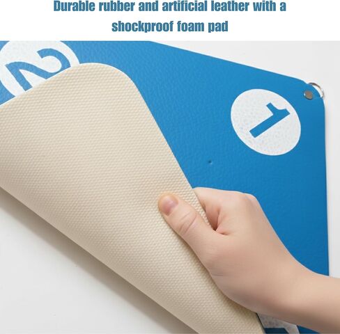 Fencing Target Wall-Mounted Training Equipment with Five Bullseye Scoring Zones for Saber, Foil, and Epee Self-Training Home Practice Skill Improvement Tool in Kuwait