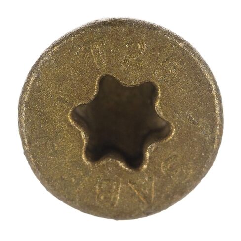 Tan XL1500 Coated Exterior Star Drive Multi-Purpose Deck Screws, 5lb, Approx. 272 Pieces - #10 x 3-1/2" Screws with Protective Coating, Decking for Construction, Repair in Kuwait