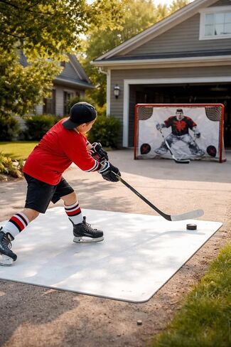 Hockey Shooting Pad - 48"x96" Sports Training Aid for Shooting, Passing and Stickhandling in Kuwait