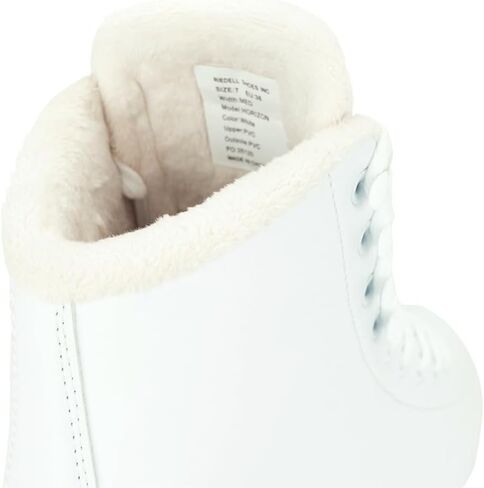 Riedell Horizon Junior Kids Ice Skates for Girls and Boys - Supportive Uppers with Plush Padded Lining, Smooth Stainless Steel Blades, and PVC Soles in Saudi Arabia