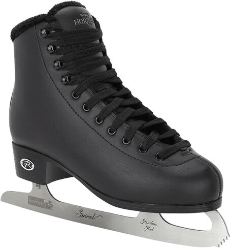 Riedell Horizon Junior Kids Ice Skates for Girls and Boys - Supportive Uppers with Plush Padded Lining, Smooth Stainless Steel Blades, and PVC Soles in Saudi Arabia
