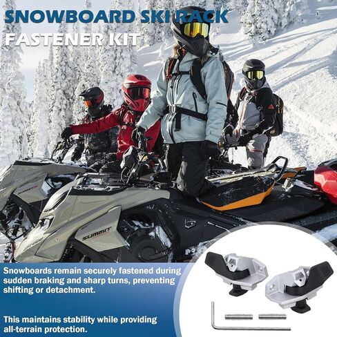Kefly Snowboard Ski Rack Fastener Kit Compatible with LinQ 2015-2019 Can-Am Outlander Max 1000 and 650 Replace 715001707 715008044 715000945 in Kuwait